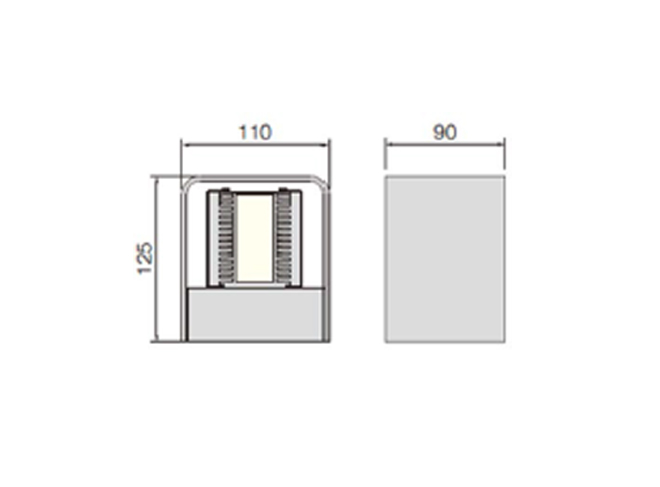 Lanark Surface Mounted Up Down Wall Light Lan Focusip